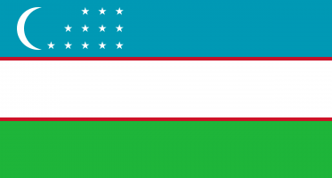 vlajka uzbekostán